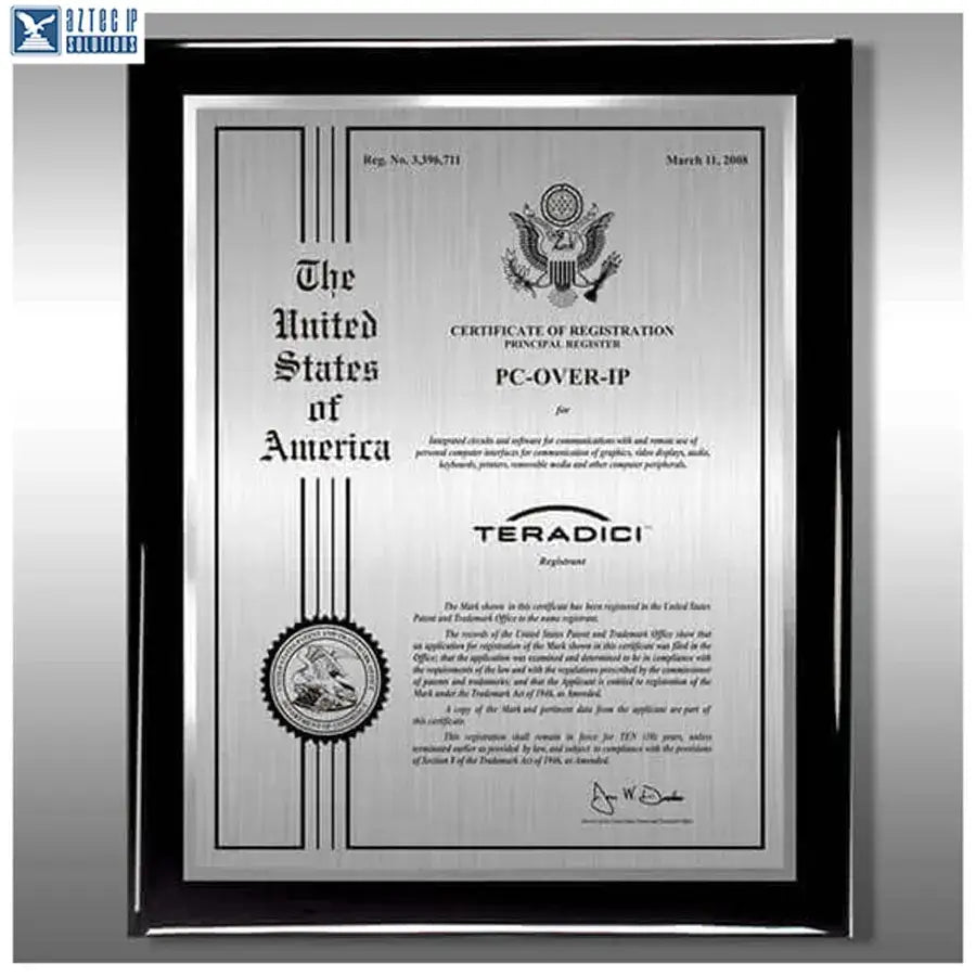 Wood Trademark Plaques