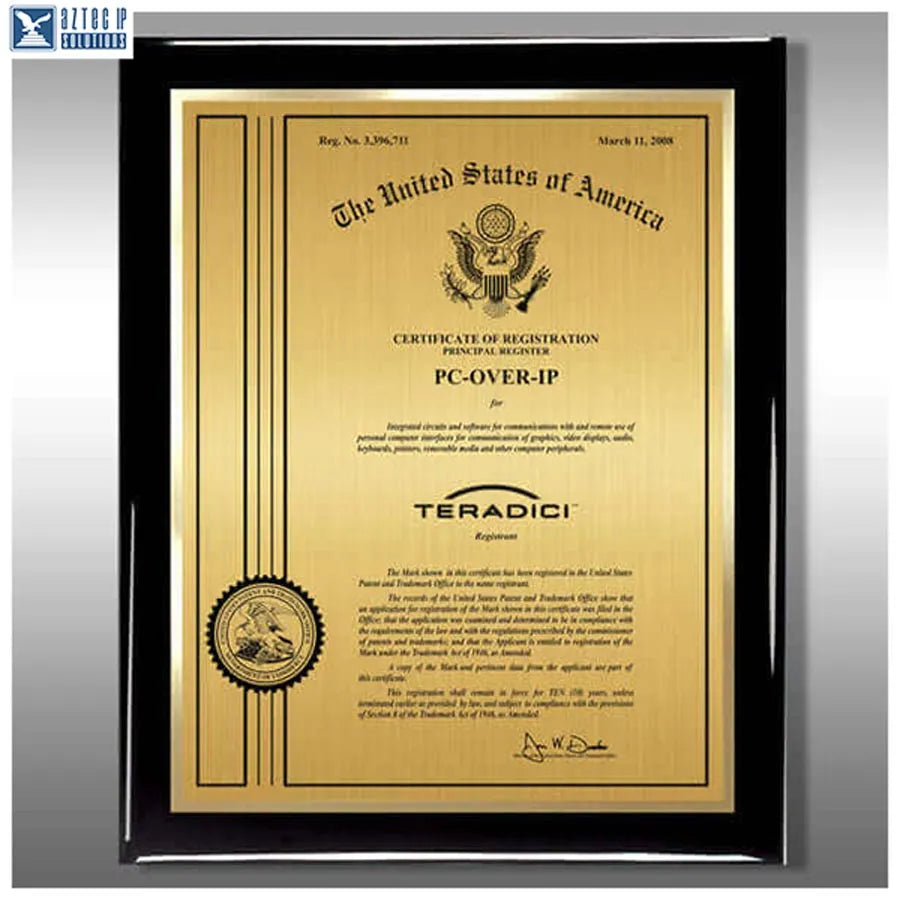 Wood Trademark Plaques