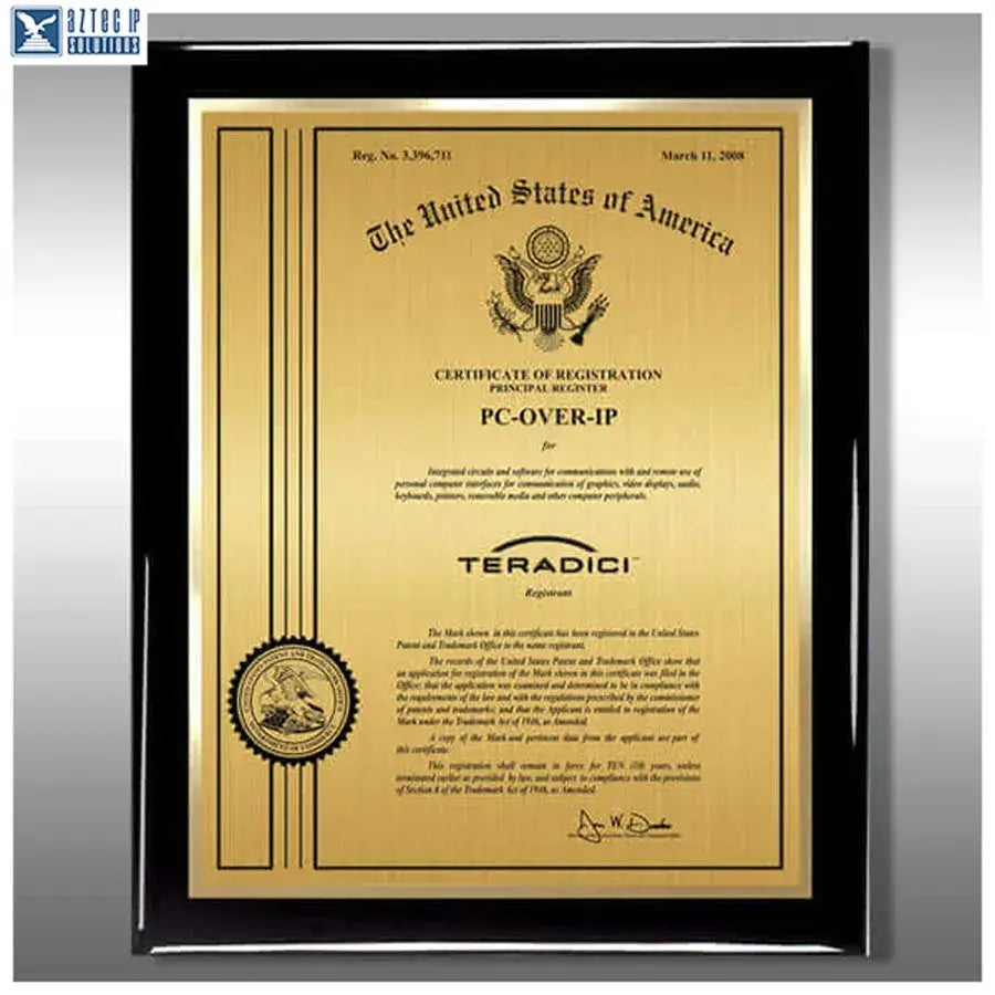 Wood Trademark Plaques