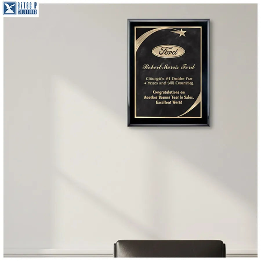 employee of the month plaque