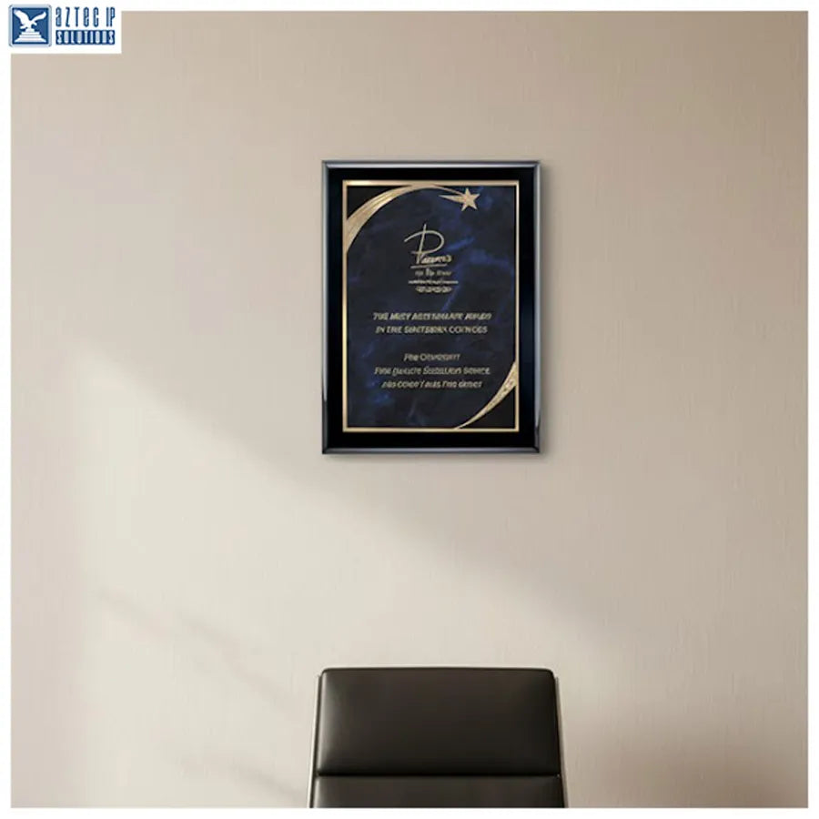 shooting star plaque