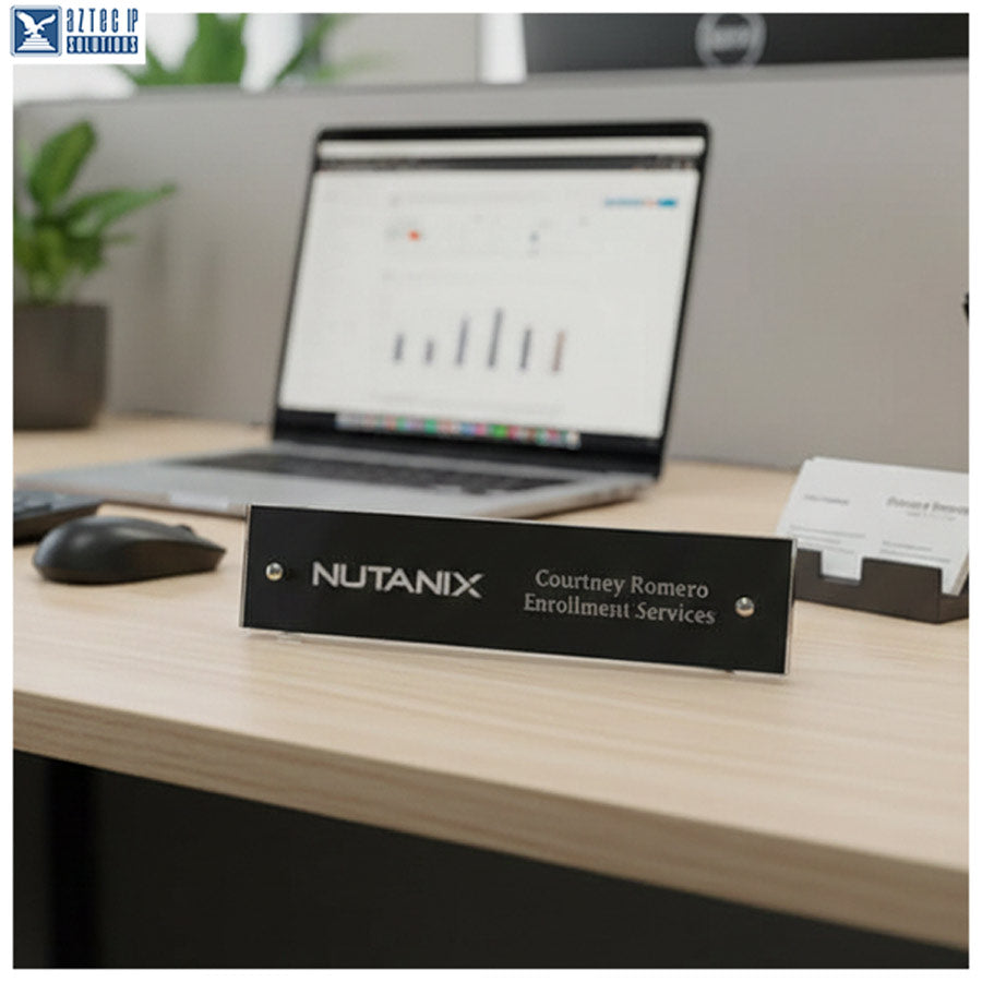 acrylic desk name plate