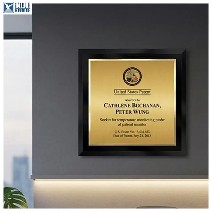 corporate recognition plaque