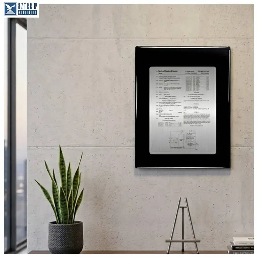Patent plaque