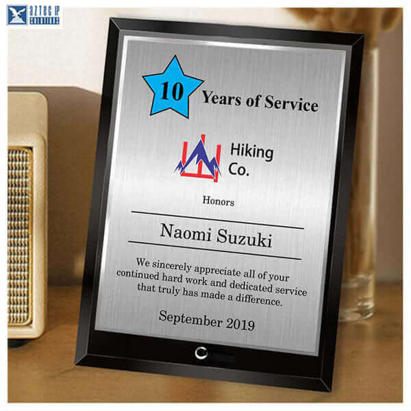 retirement desk plaque