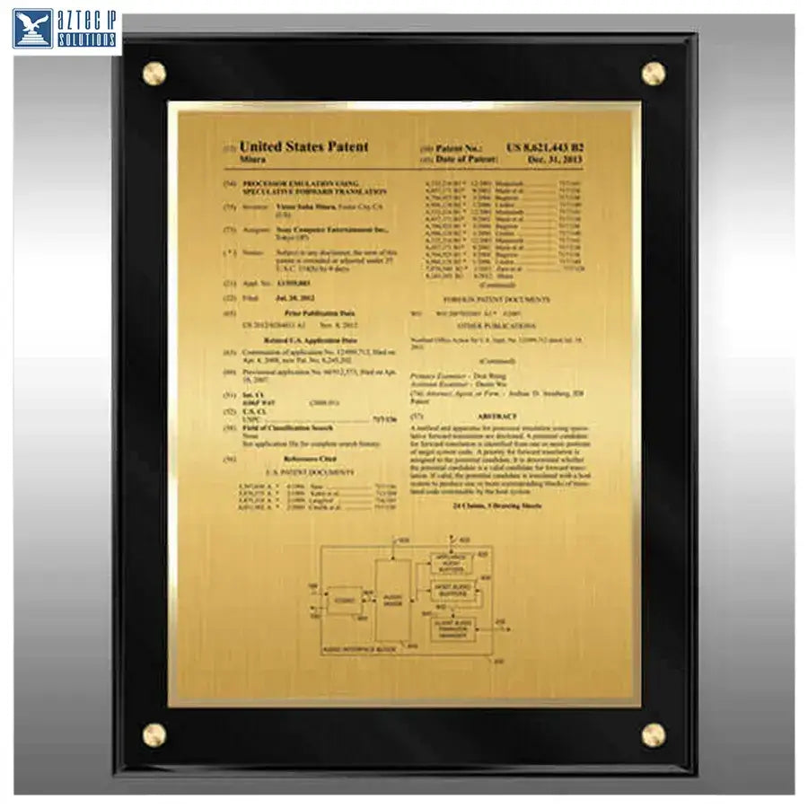 Layout 1 | Patent Front Page - Patent plaque