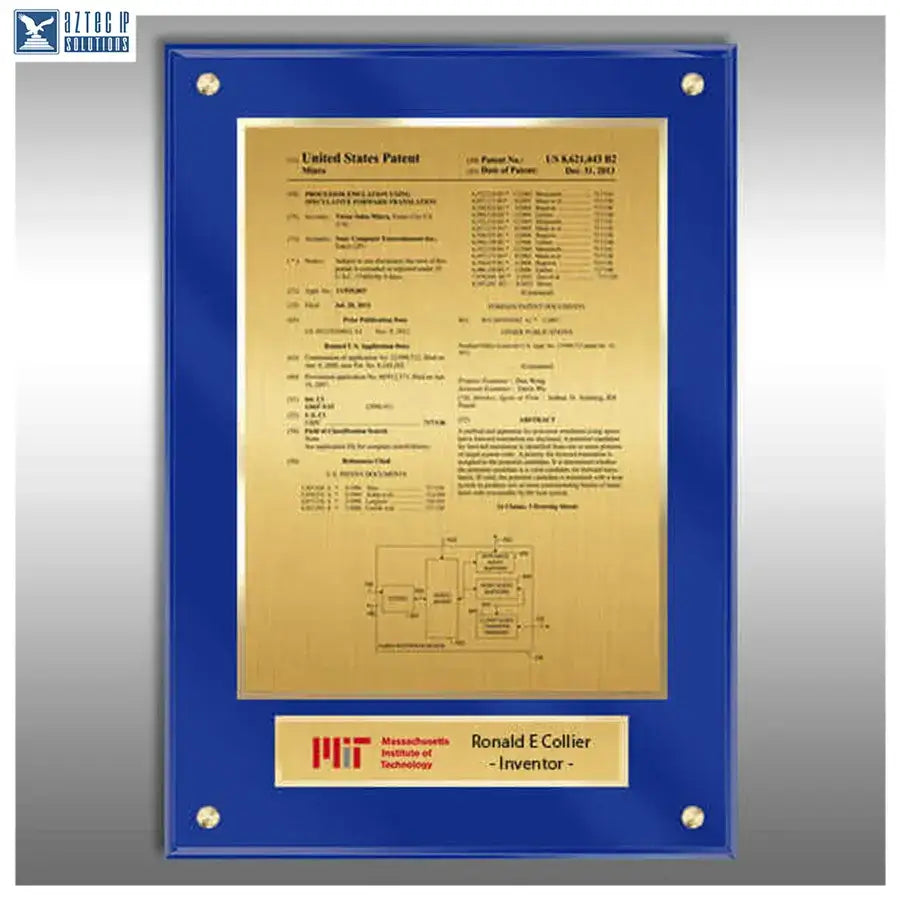 Layout 1 | Patent Front Page - Patent plaque