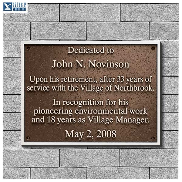 Building cast plaques