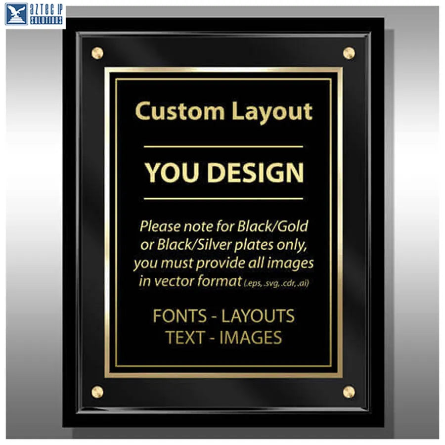 Custom trademark panel