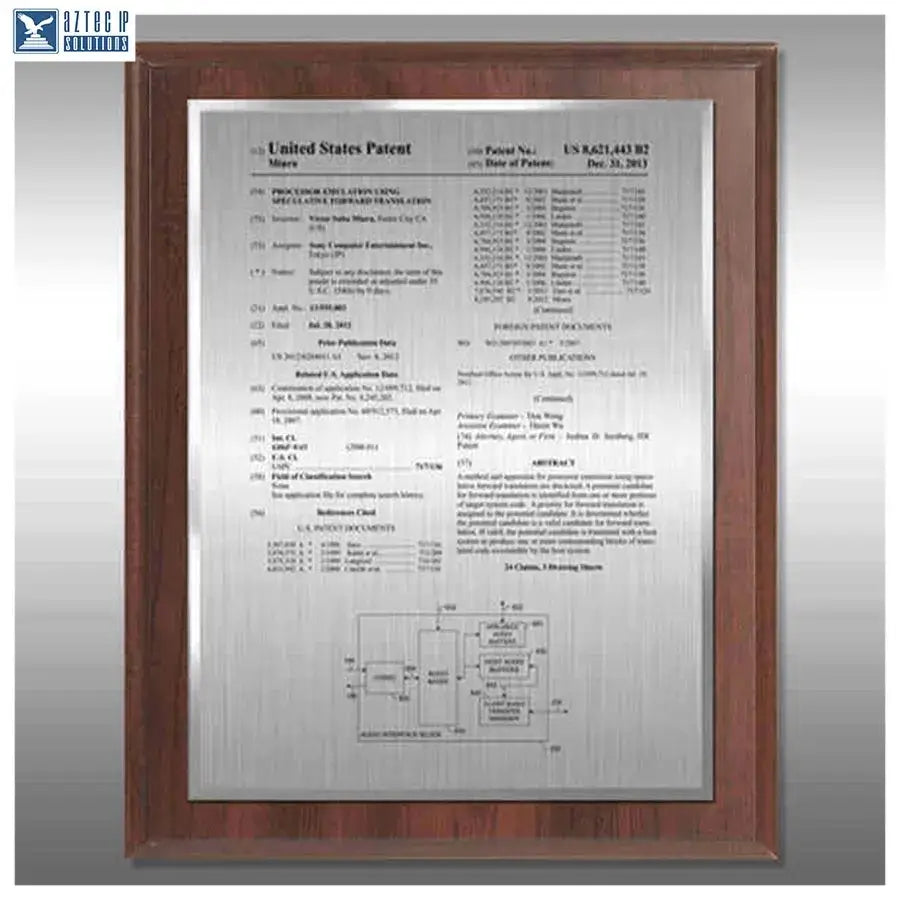 Layout 1 | Patent Front Page - Patent plaque
