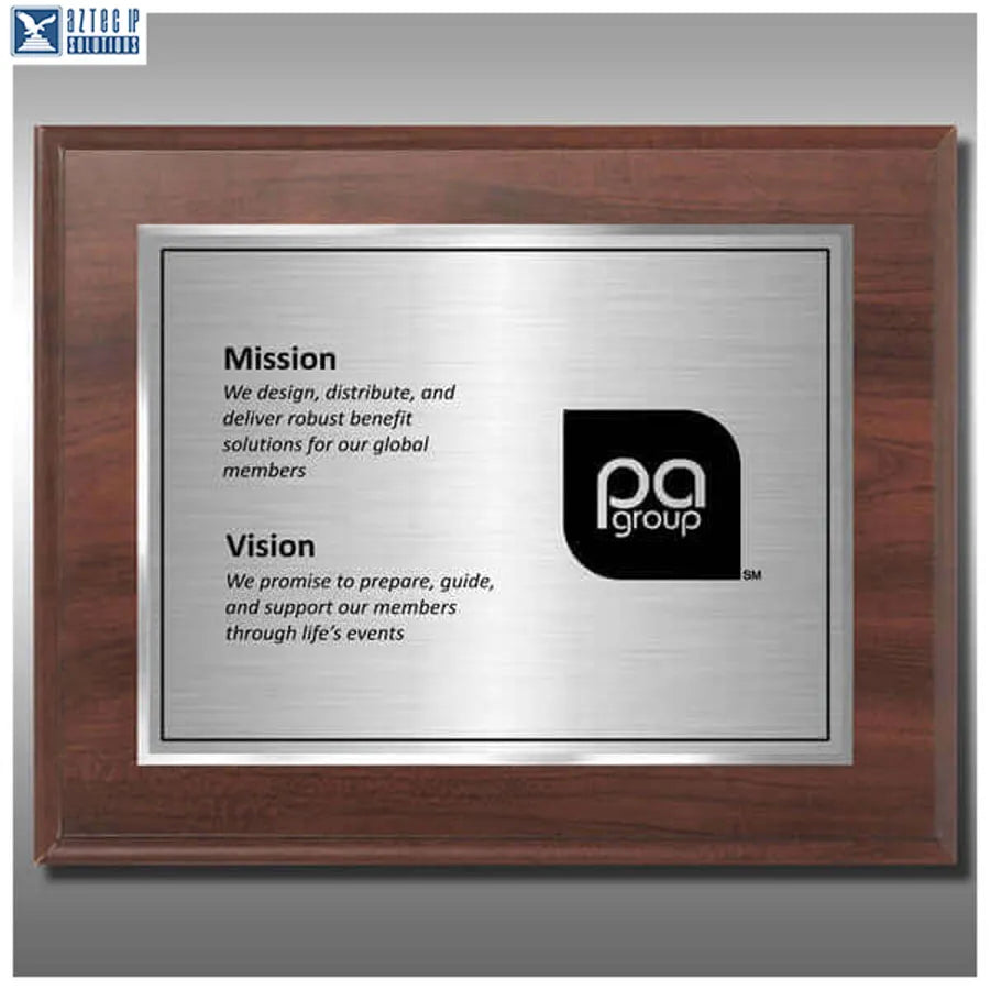 Customizable Business Plaque