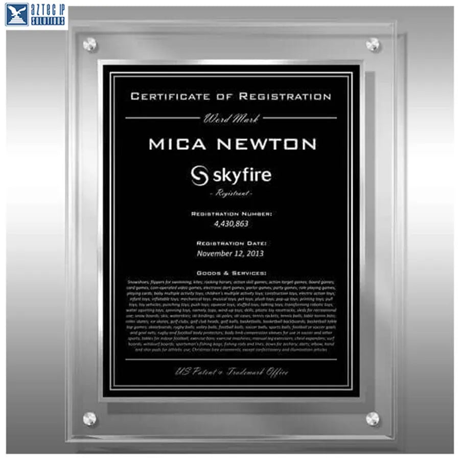 clear lucite trademark