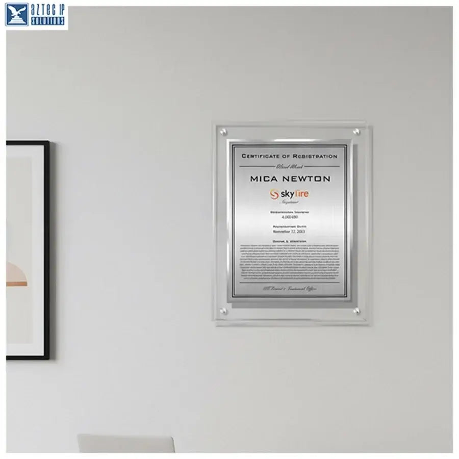 Lucite Trademark displays