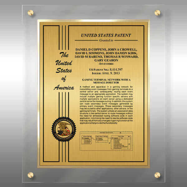 CL1-EZ15 Gold- Patent Certificate