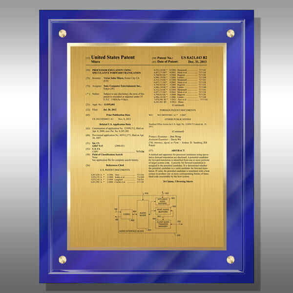 CL2-EZG15Bu Gold Patent Front Page