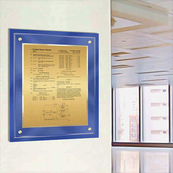 CL2-EZG15Bu Gold Patent Wall