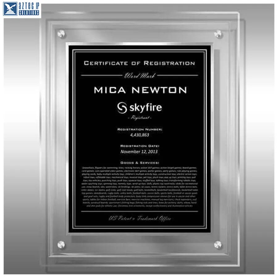 Corporate logo display