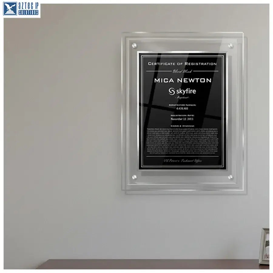 Trademark wall plaque