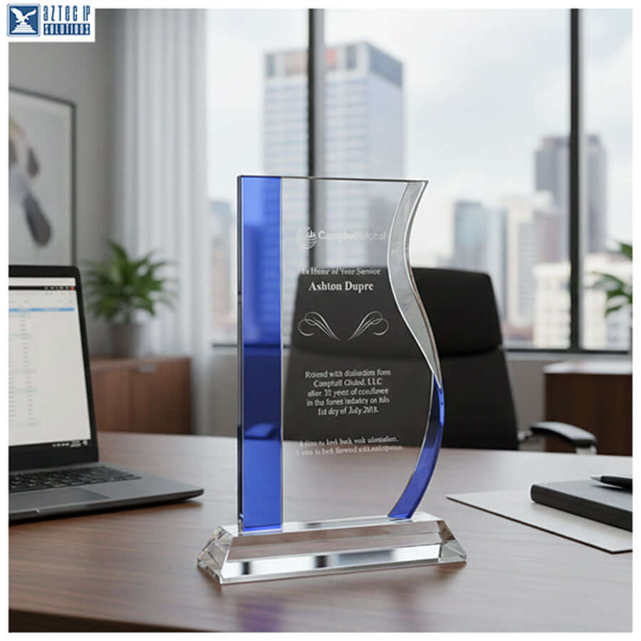 Corporate recognition trophy