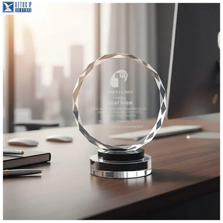 Patent award crystal