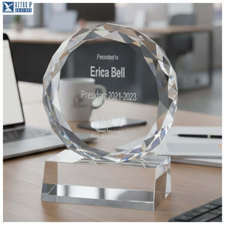 Crystal recognition award