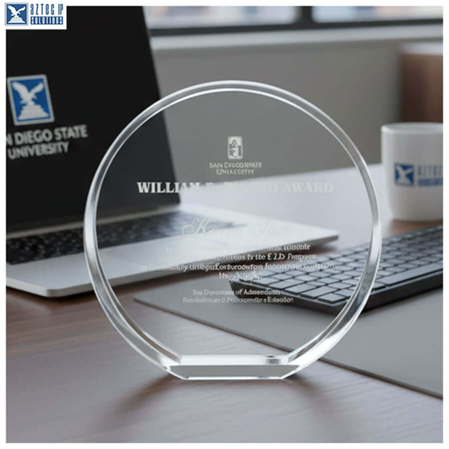 Crystal recognition award