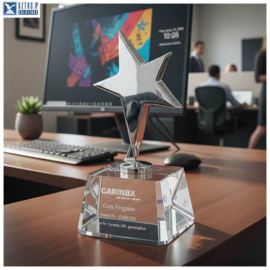 Chrome star crystal award