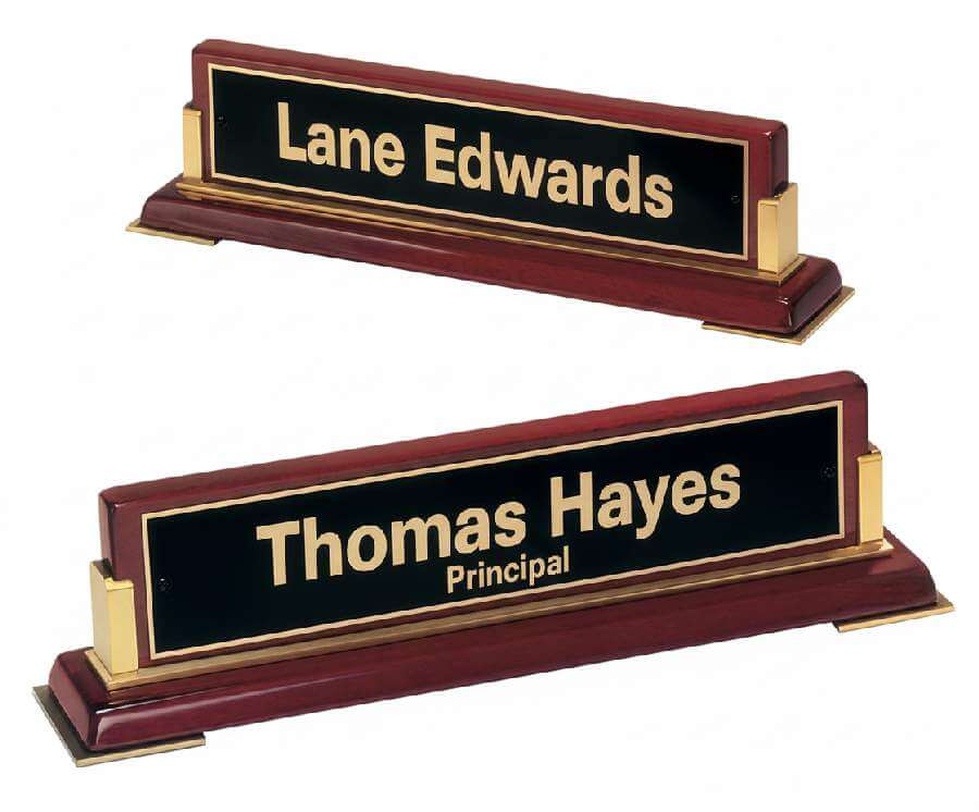 High-end office name plate