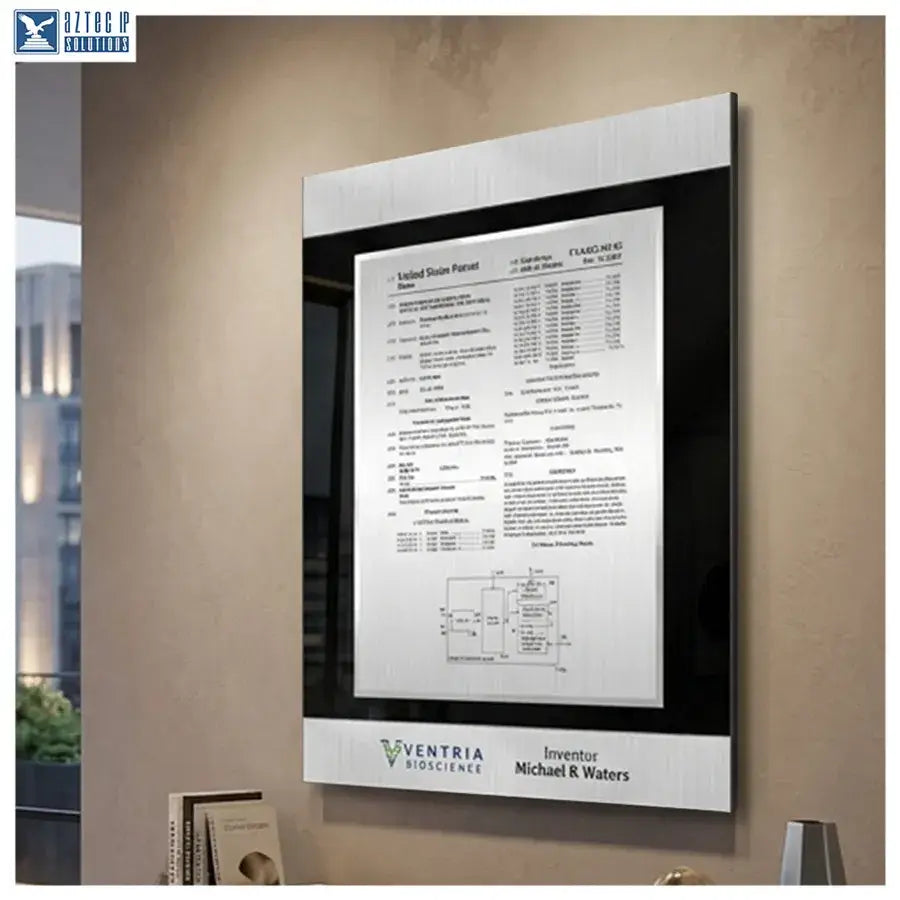 Patent plaque