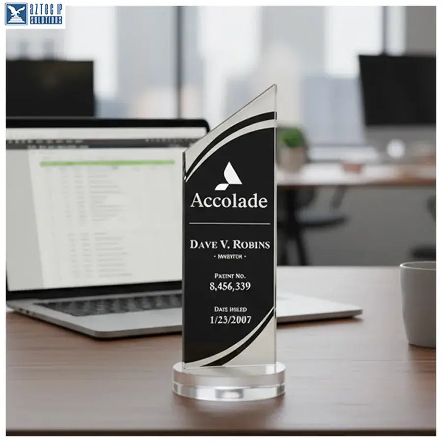 Black glass award