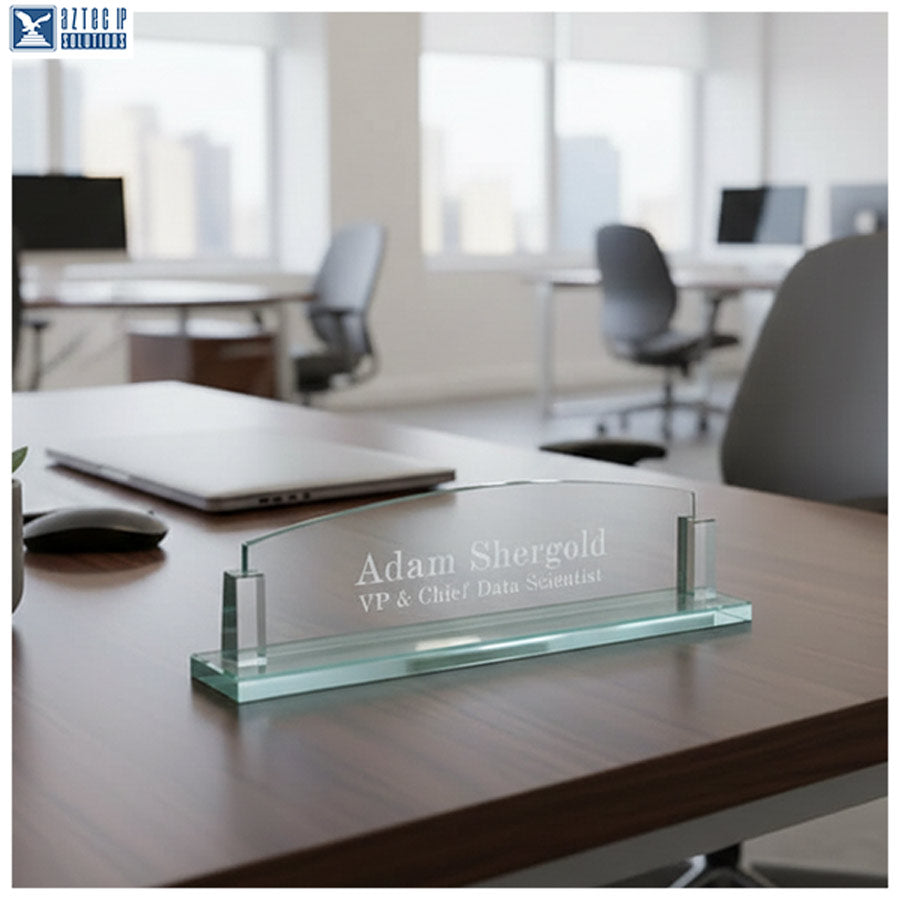personalized executive desk sign