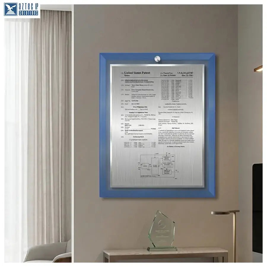 Patent plaque