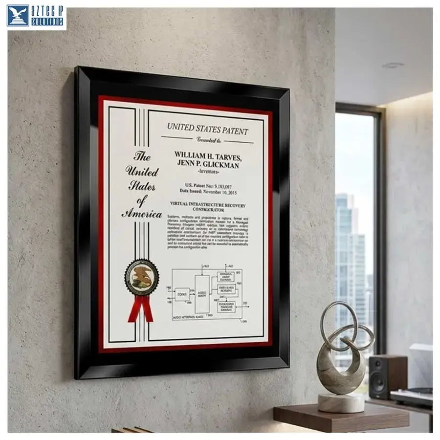 Patent plaque