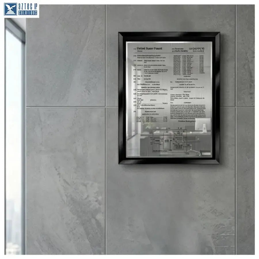 Beveled glass plaque