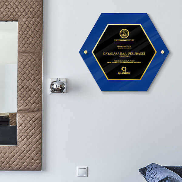 HBL1-BS13 Black brass patent wall