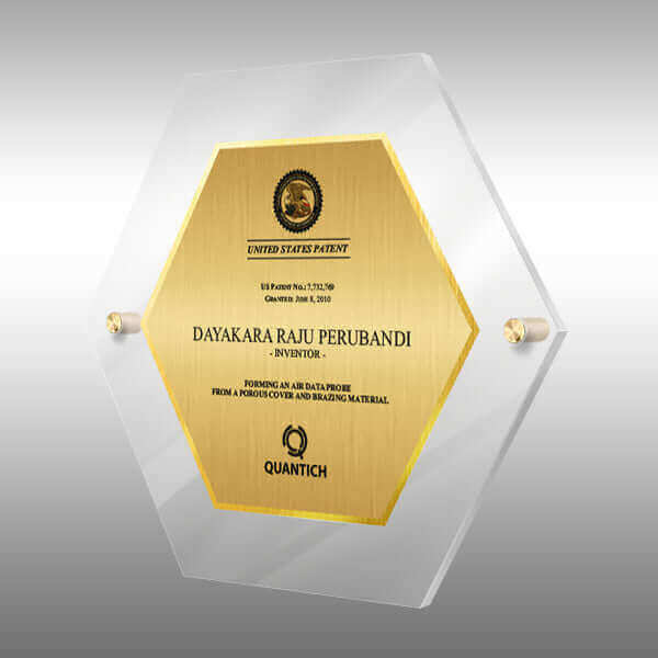 HCL1-EZ13 Clear Hexagon Patent Custom