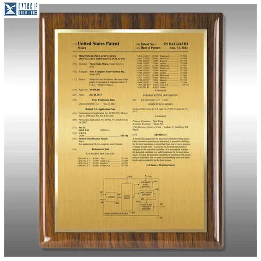 Layout 1 | Patent Front Page - Patent plaque
