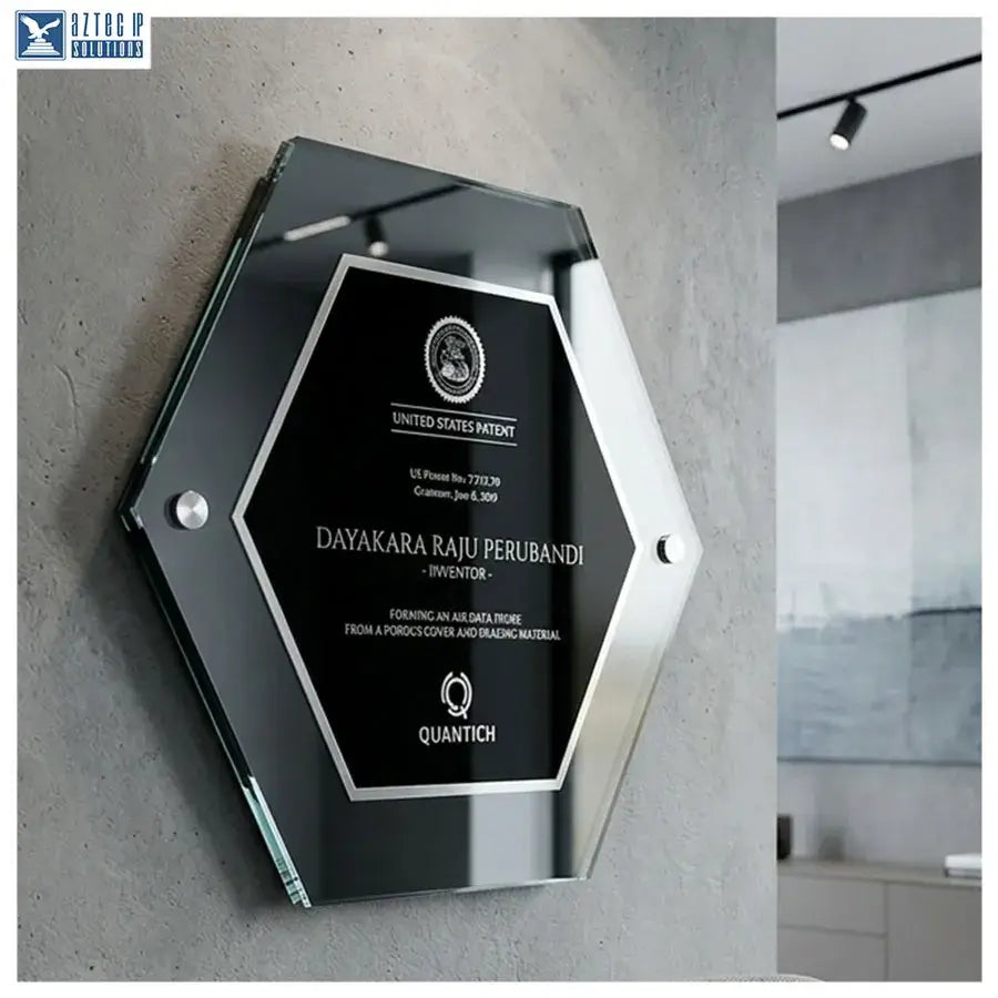 hexagon plaque