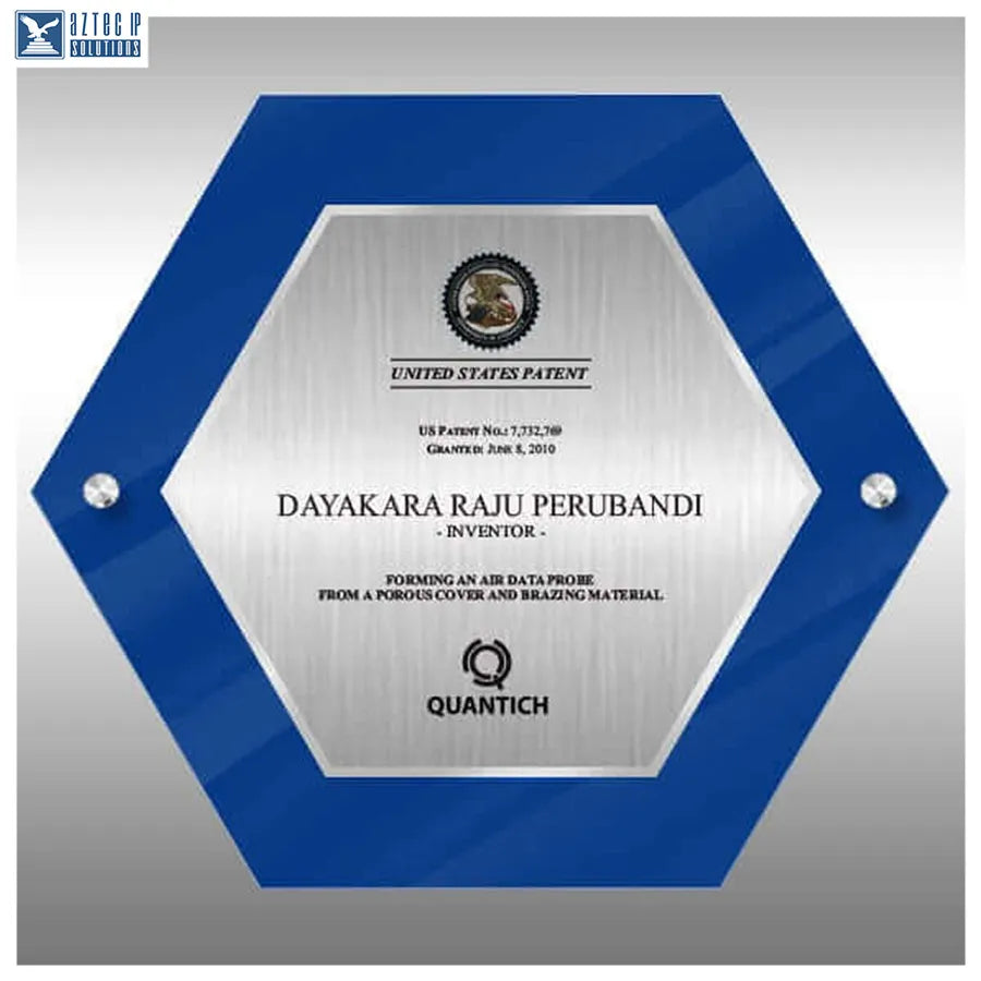 Innovation award plaque