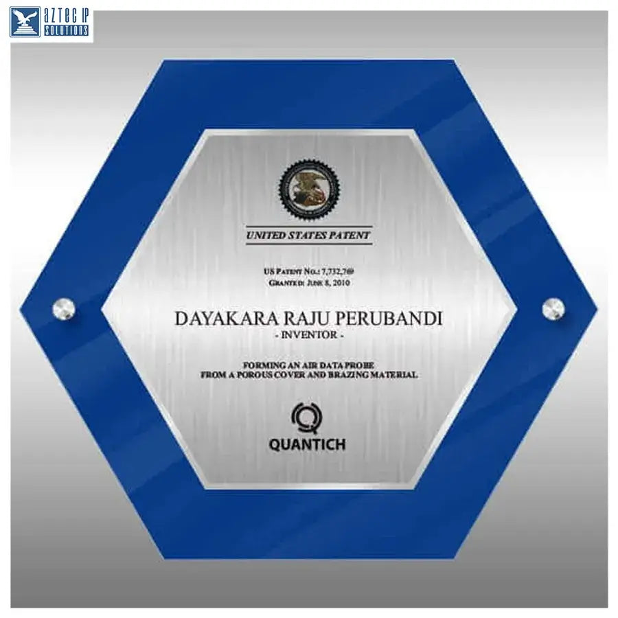 Innovation award plaque