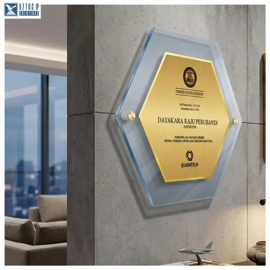 Lucite award