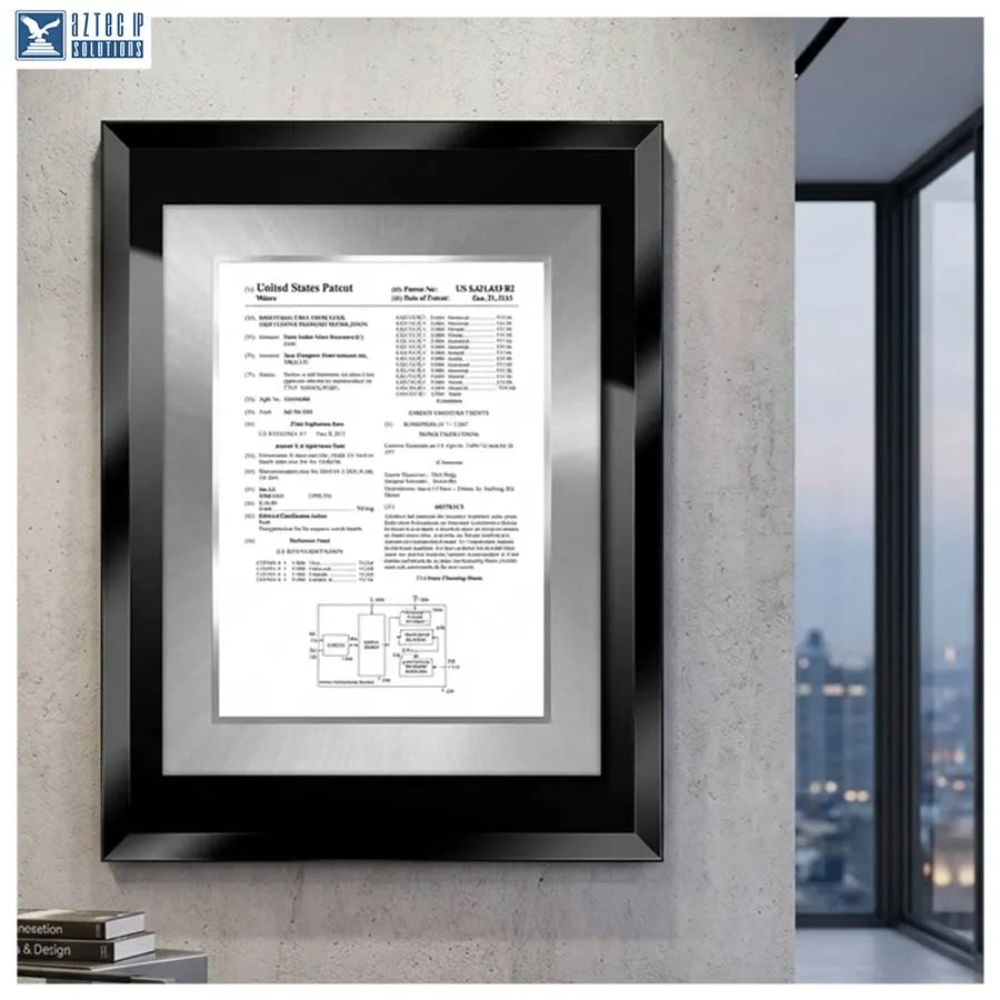 Patent wall art