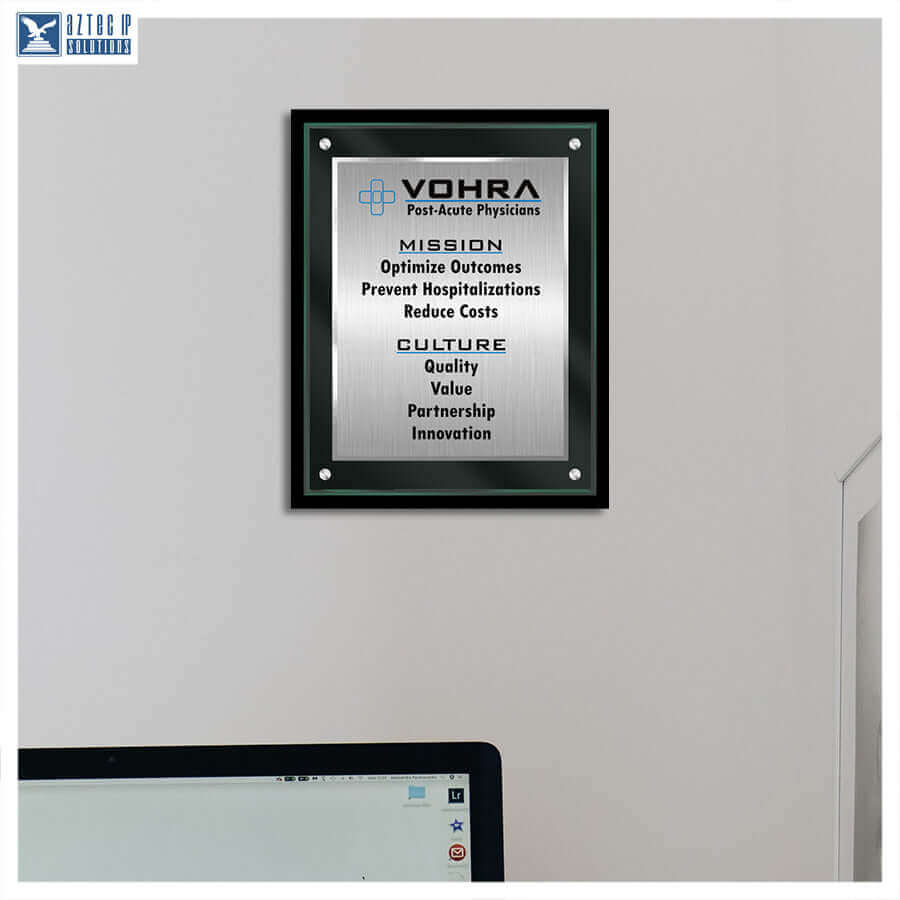 Mission Statement Plaque - TransLucite® JB2-MS15