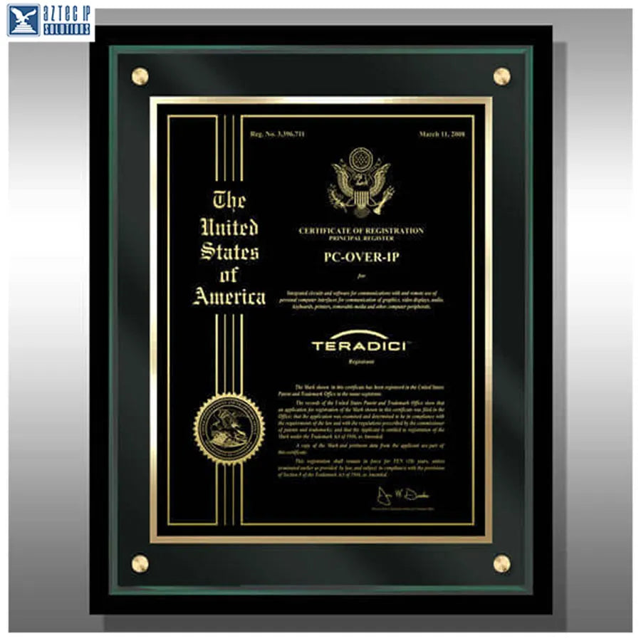 trademark recognition award