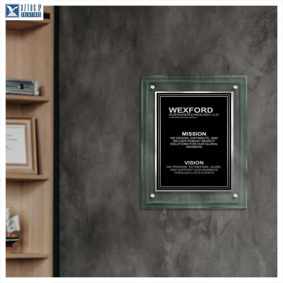 Mission Statement Plaque - TransLucite® JD2-MS15B