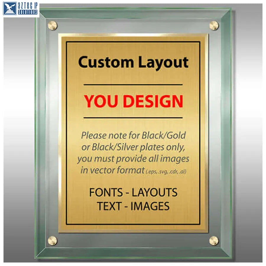 Glass Trademark Plaques