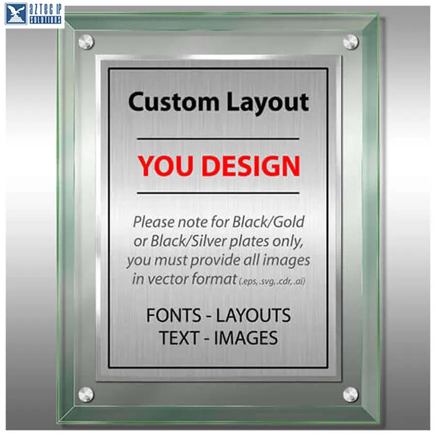 Glass Trademark Plaques