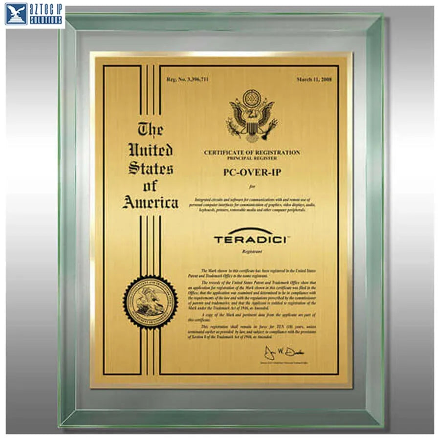 personalized logo plaque