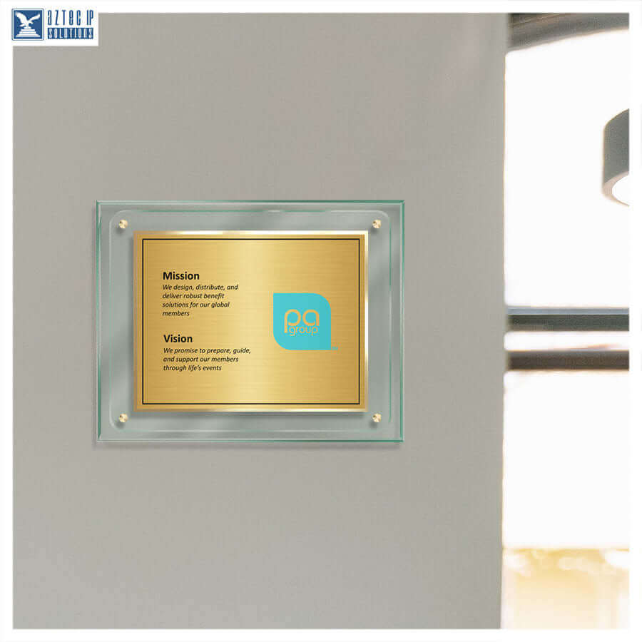 Mission Statement Plaque - TransLucite® JR2-MS15