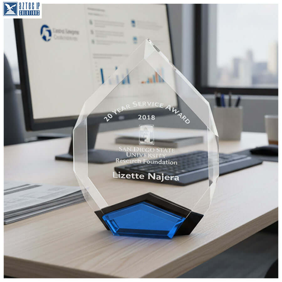 Marquis Diamond Acrylic Recognition Award